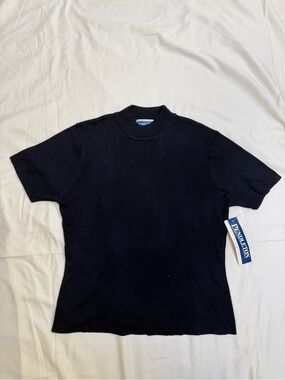 Pendleton Navy Short Sleeve Crewneck Knit Tee
